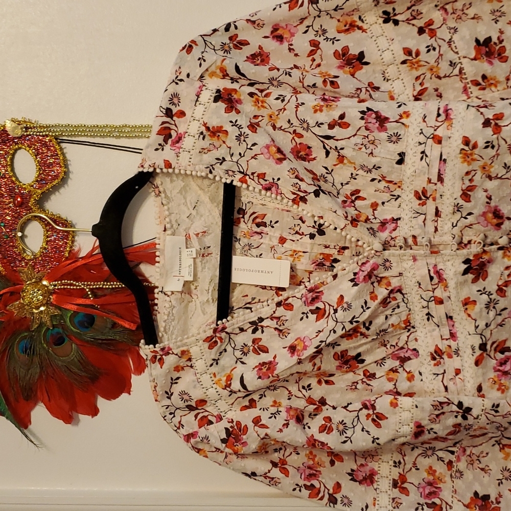 Anthropology floral blouse NWT - Picture 10 of 15